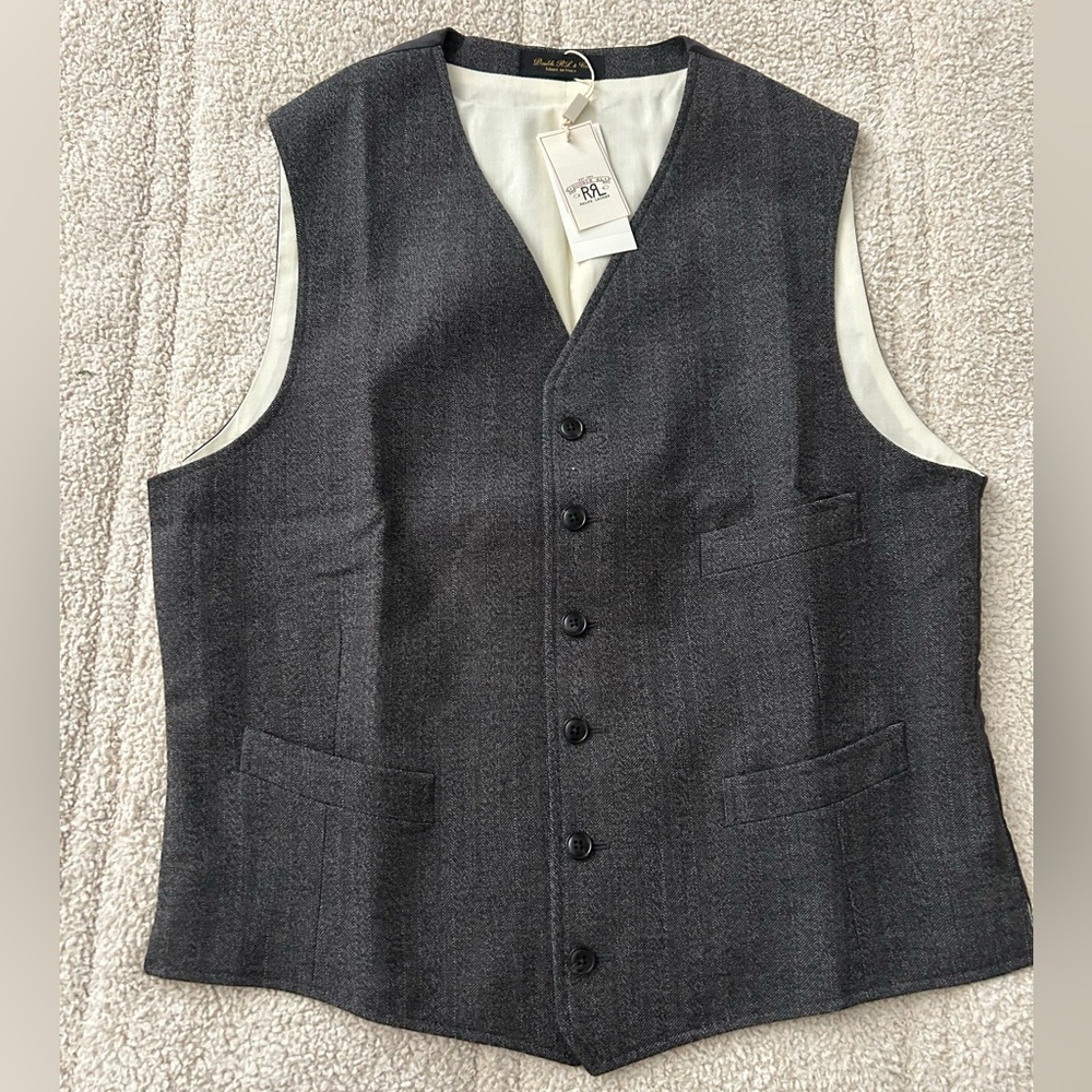 Ralph Lauren Double RL Wool Vest